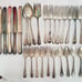 Vintage antique silver plate flatware
