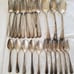 Vintage antique silver plate flatware