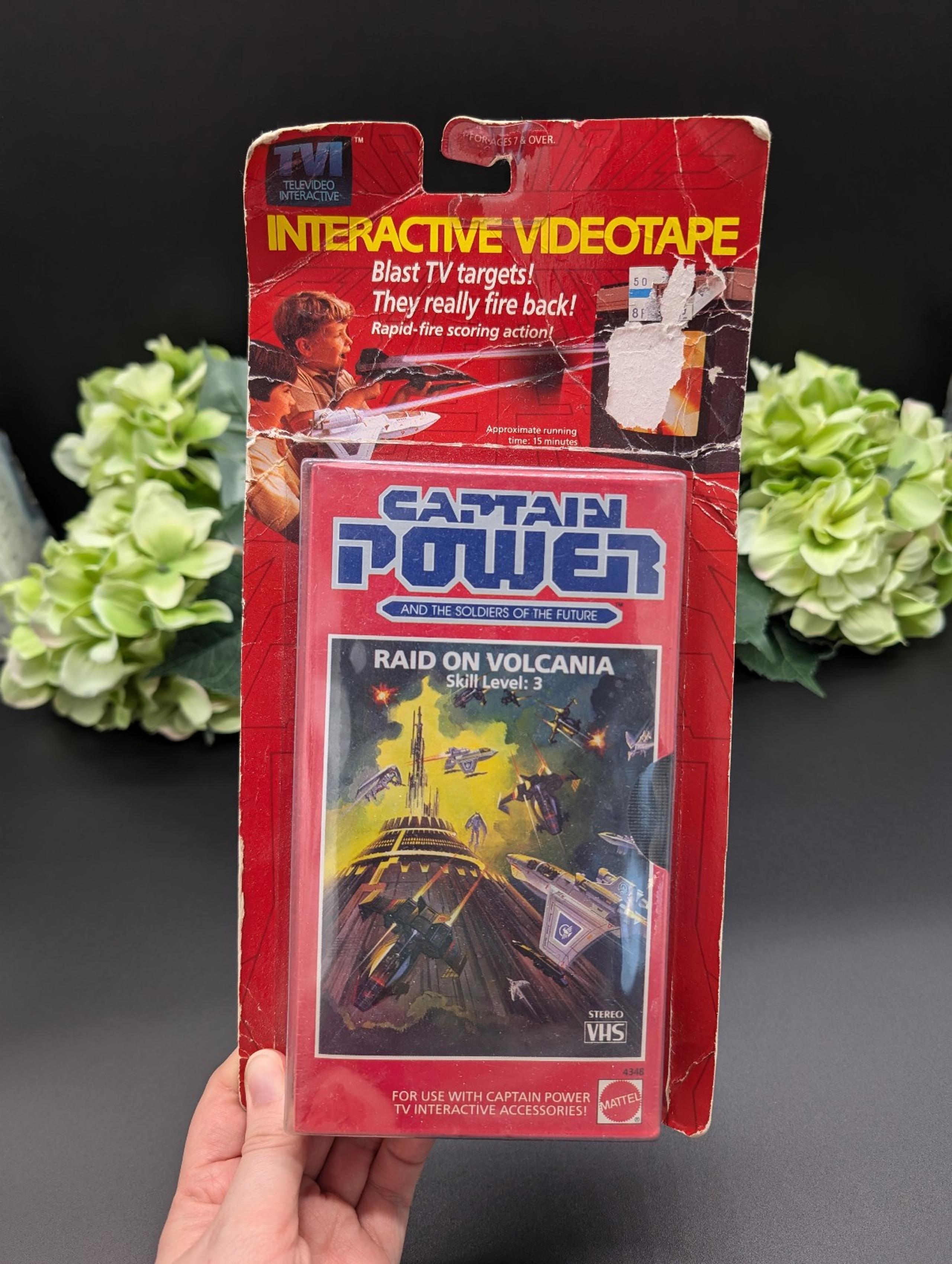 Vintage VHS Captain Power & The Soldiers of the Future Vol 3 - Raid on Volcania