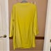IC by Connie K Boat Neck Stand Collar Balloon Top Acid Neon Yellow Size Large