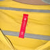 IC by Connie K Boat Neck Stand Collar Balloon Top Acid Neon Yellow Size Large