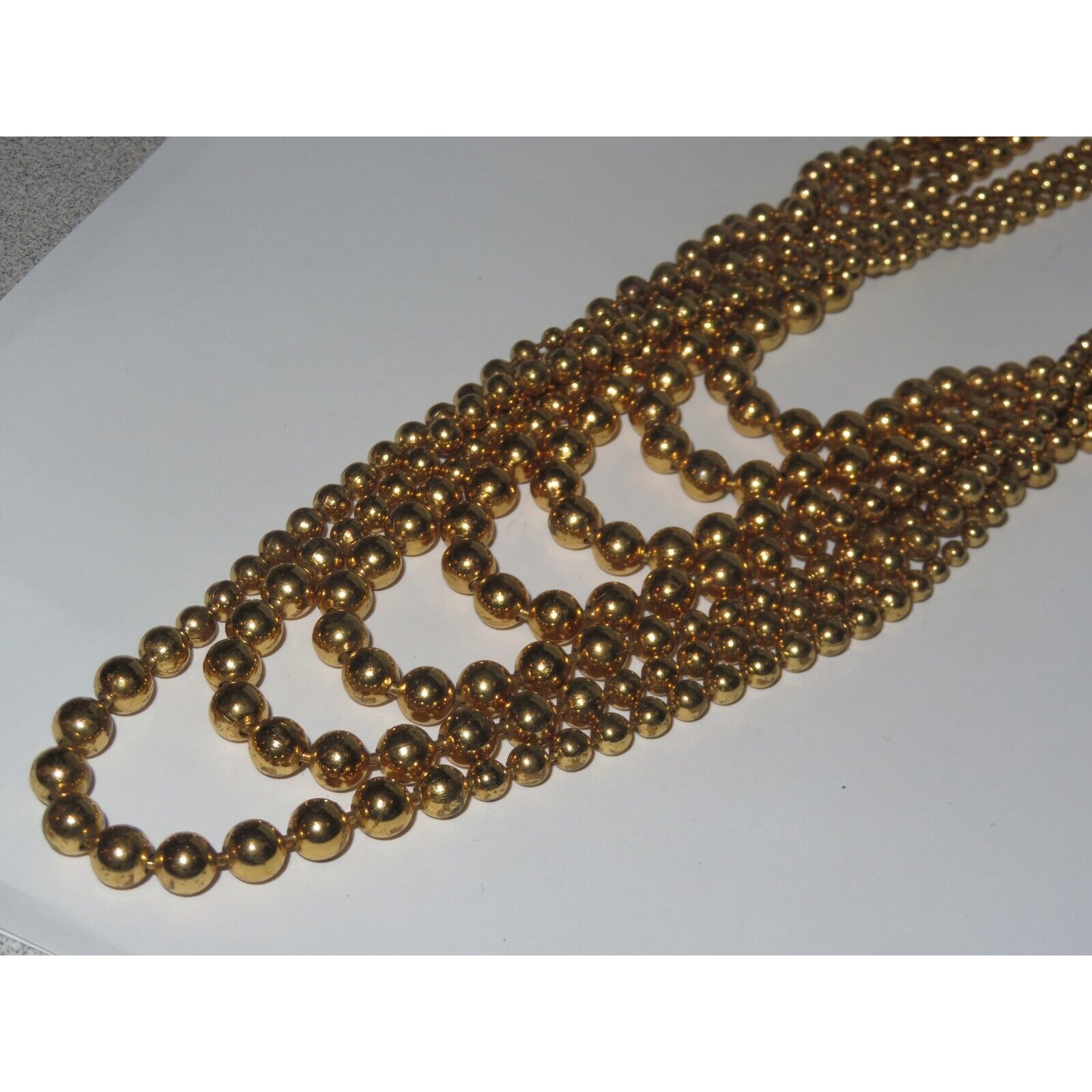 Vintage Ball Bead Necklace Jewelry (288T)