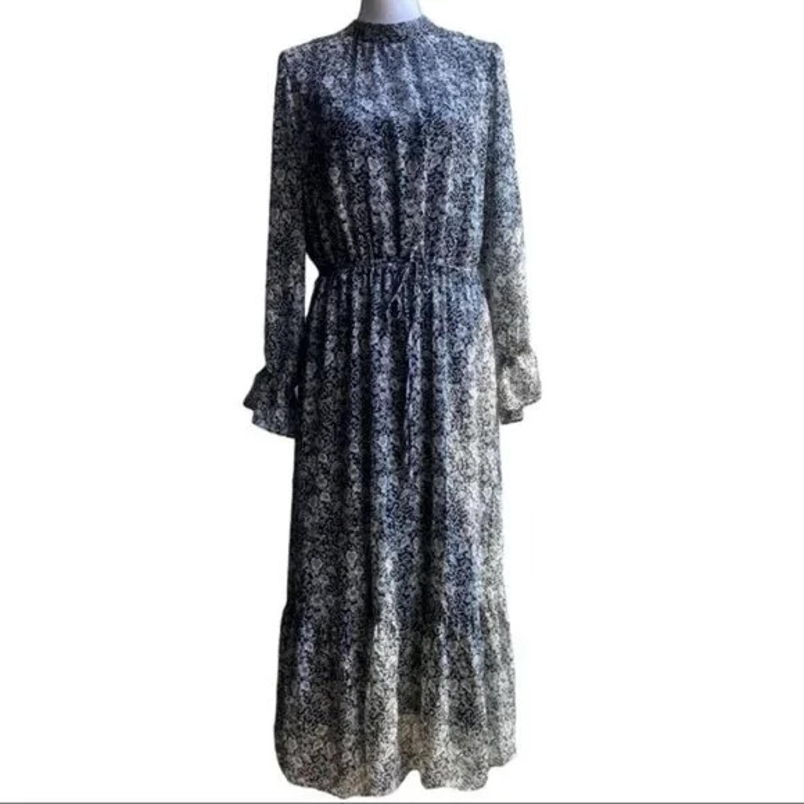 Banana Republic Women's Black/White Floral