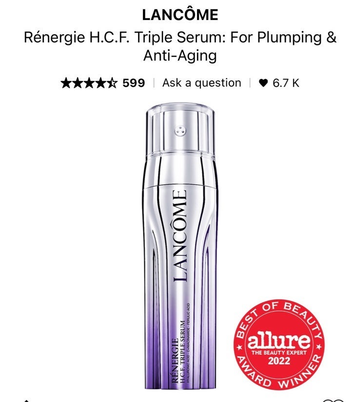 BNIB LANCÔME RENERGIE INNOVATION TRIPLE SERUM❤️PRICE FIRM