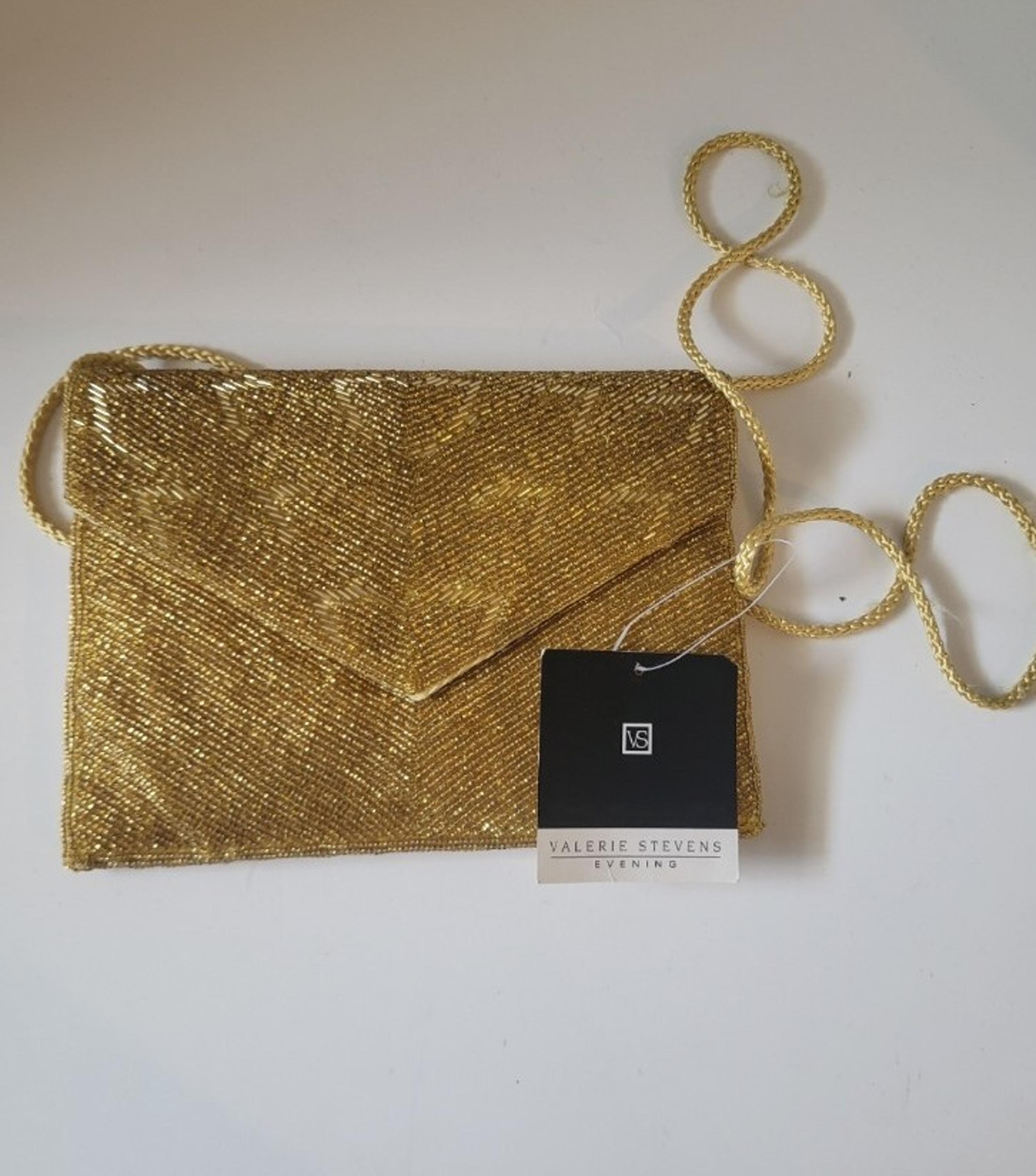 Valerie Stevens gold purse