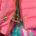 Lilly Pulitzer Size Small Syd Quilted Down Puffer Vest Pink Puff Coral Isabelle