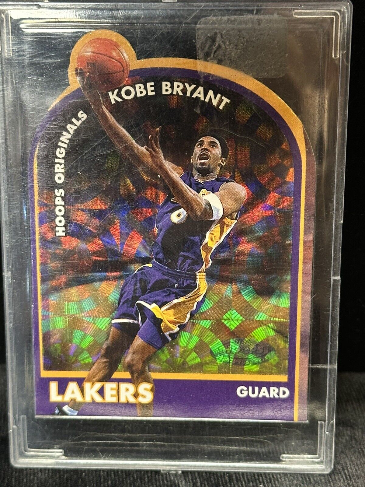 2000-2001 Fleer NBA Hoops Originals Kobe Bryant Lakers Card Die Cut #4 of 10