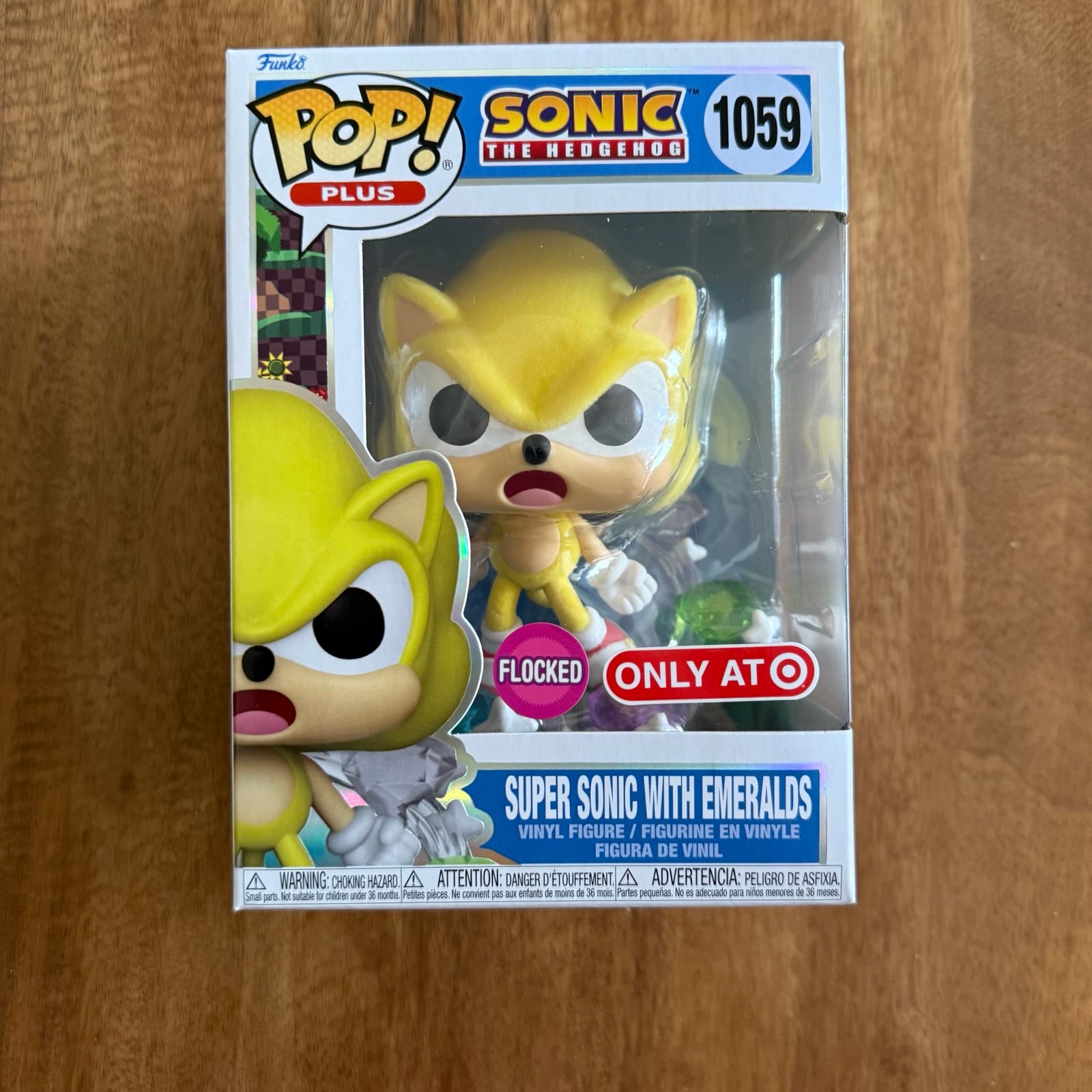 Funko Pop super sonic flocked 1059 Target exclusive