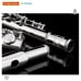 Glory Closed Hole C Flute With Case, Tuning Rod and Cloth, Gloves, Nickel Siver