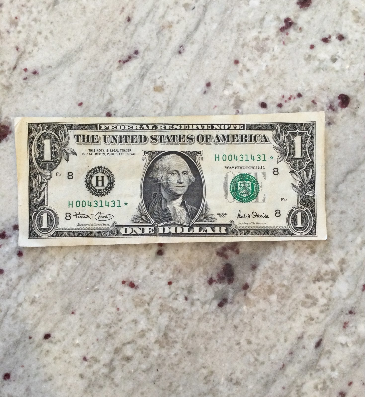 Star note currency rare unique repeating number 431431