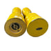 Vintage Japanese Yellow Wooden Salt & Pepper Shakers