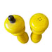 Vintage Japanese Yellow Wooden Salt & Pepper Shakers