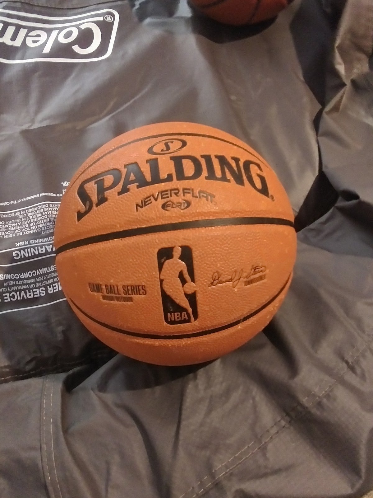 Kenny Skywalker Autographed NBA Ball
