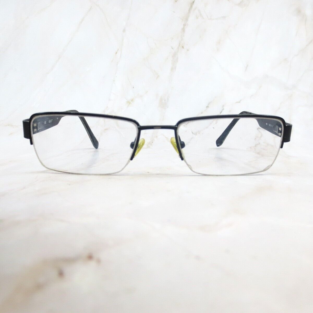 Guess Eyeglasses Frame GU 1678 Satin Black Men's Metal Square Half Rim 52-18-140