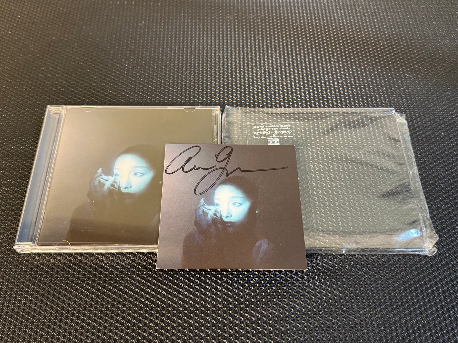 Ariana Grande Eternal Sunshine Deluxe Brighter Days Ahead CD Signed Insert