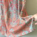 Sundance Silk Rainbow Paisley Square Neck Shift Dress Size 12