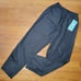 Insport Size M NEW Track Pants Running Teflon Black Lightweight Elastic Joggers