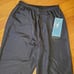 Insport Size M NEW Track Pants Running Teflon Black Lightweight Elastic Joggers