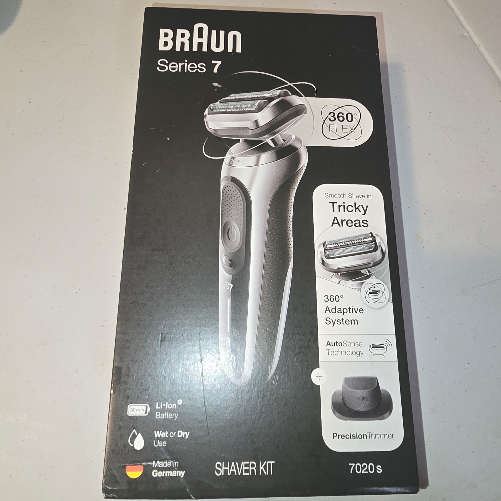 Braun Series 7 7020s 360 Flex Head Electric Shaver - Silver