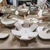 16 Piece Pots and Pans Set Nonstick, White Granite Cookware Sets 16pcs
