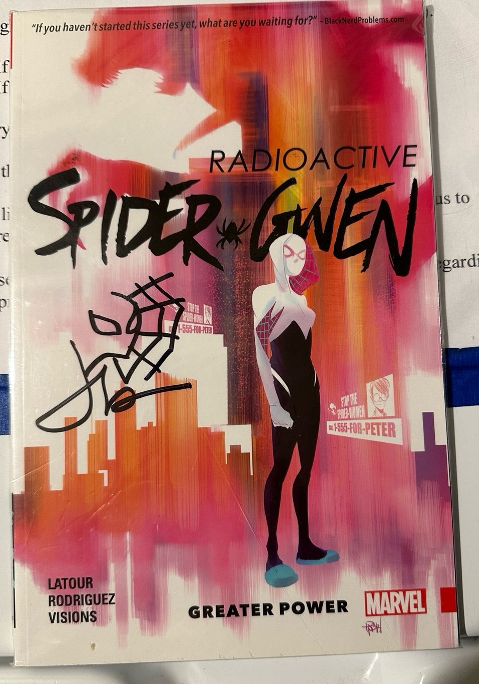 Spidergwen Trade 1 - SIGNED
