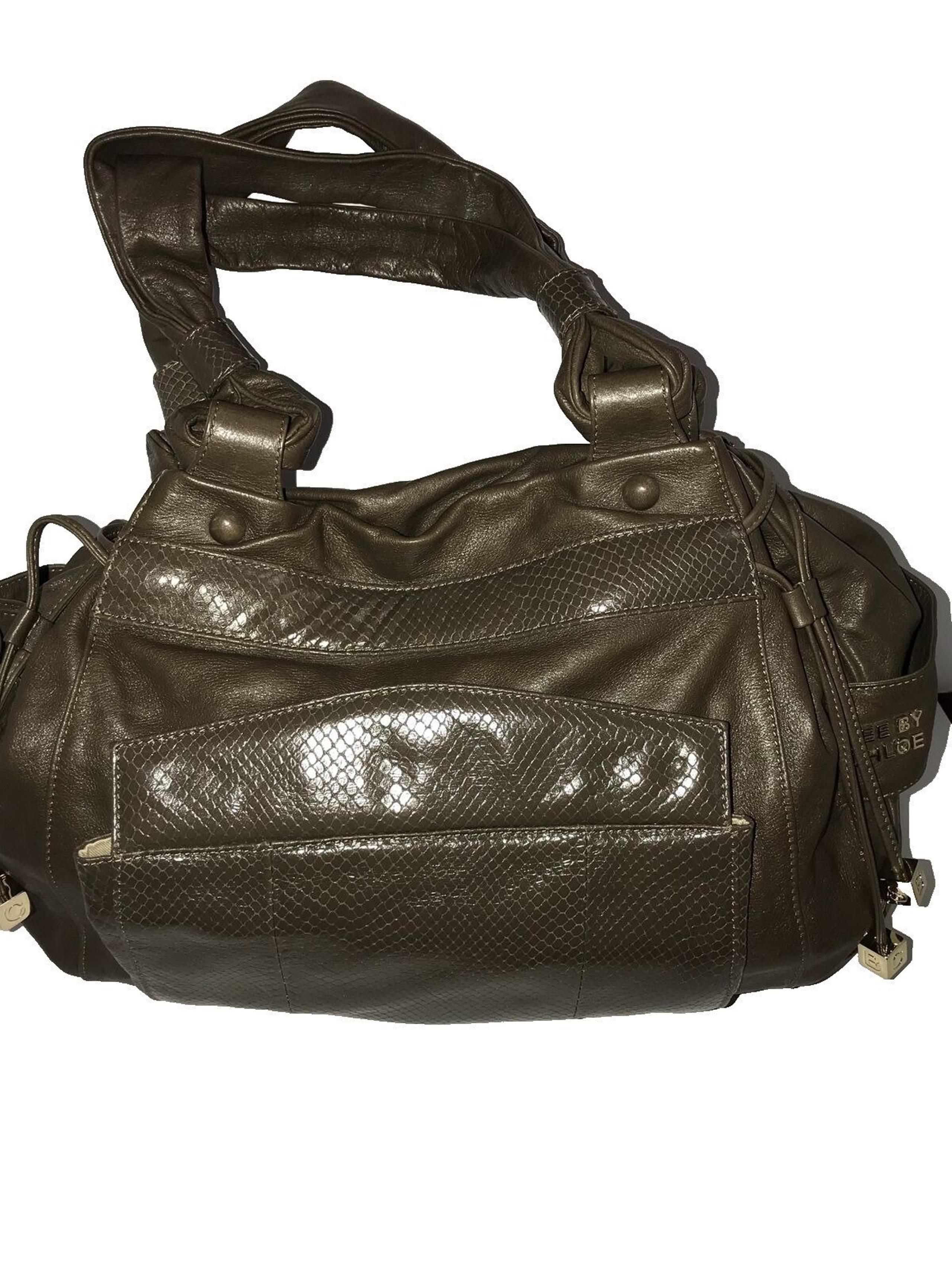 See By Chloe Leather Women's Bucket Bag Shoulder Handbag