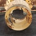 4 Vintage Bicentennial Rock or Lowball Glasses With 22 Karat Gold Trim