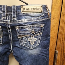 Rock revival jeans size 26 Kylie boot