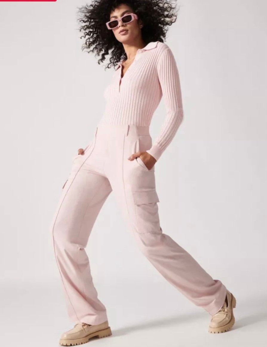 Athleta Vienna Cargo Pant pink womens 8T