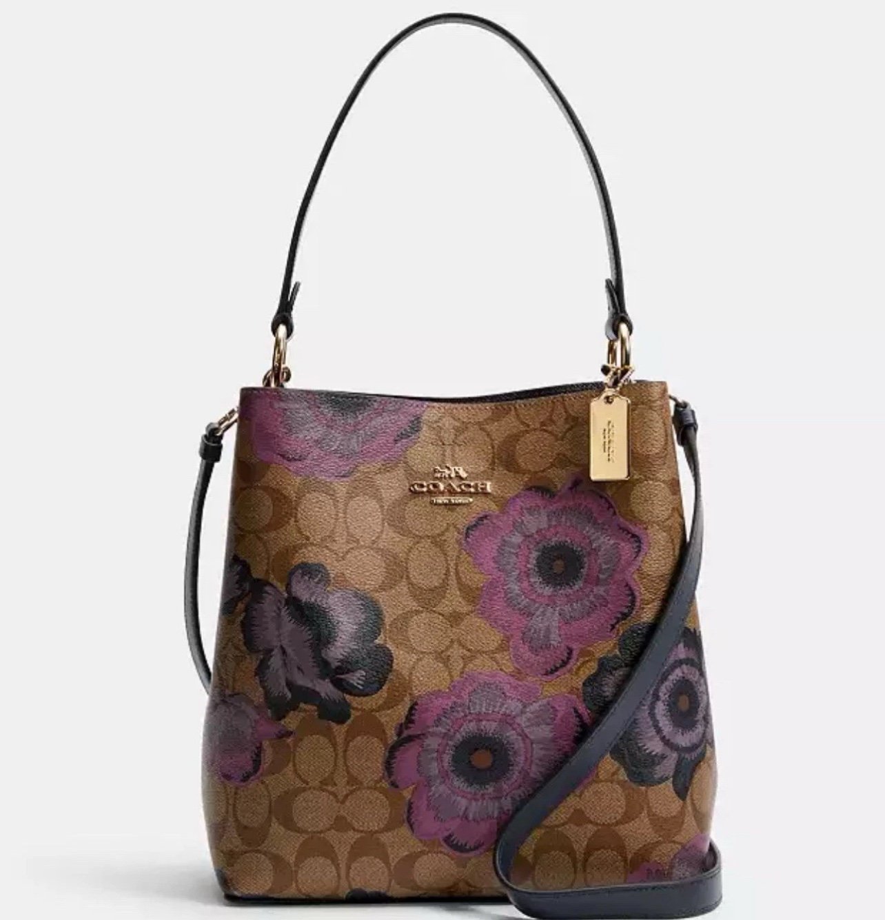 COACH Town Bucket Bag In Signature Canvas C2800