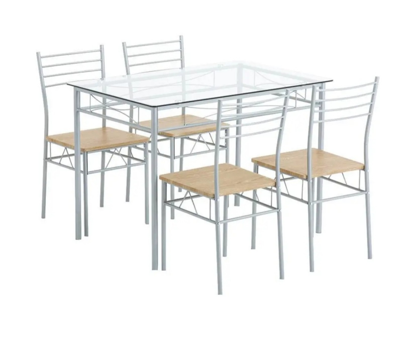 5 Piece Dining Set Home Kitchen Table and 4 Chairs