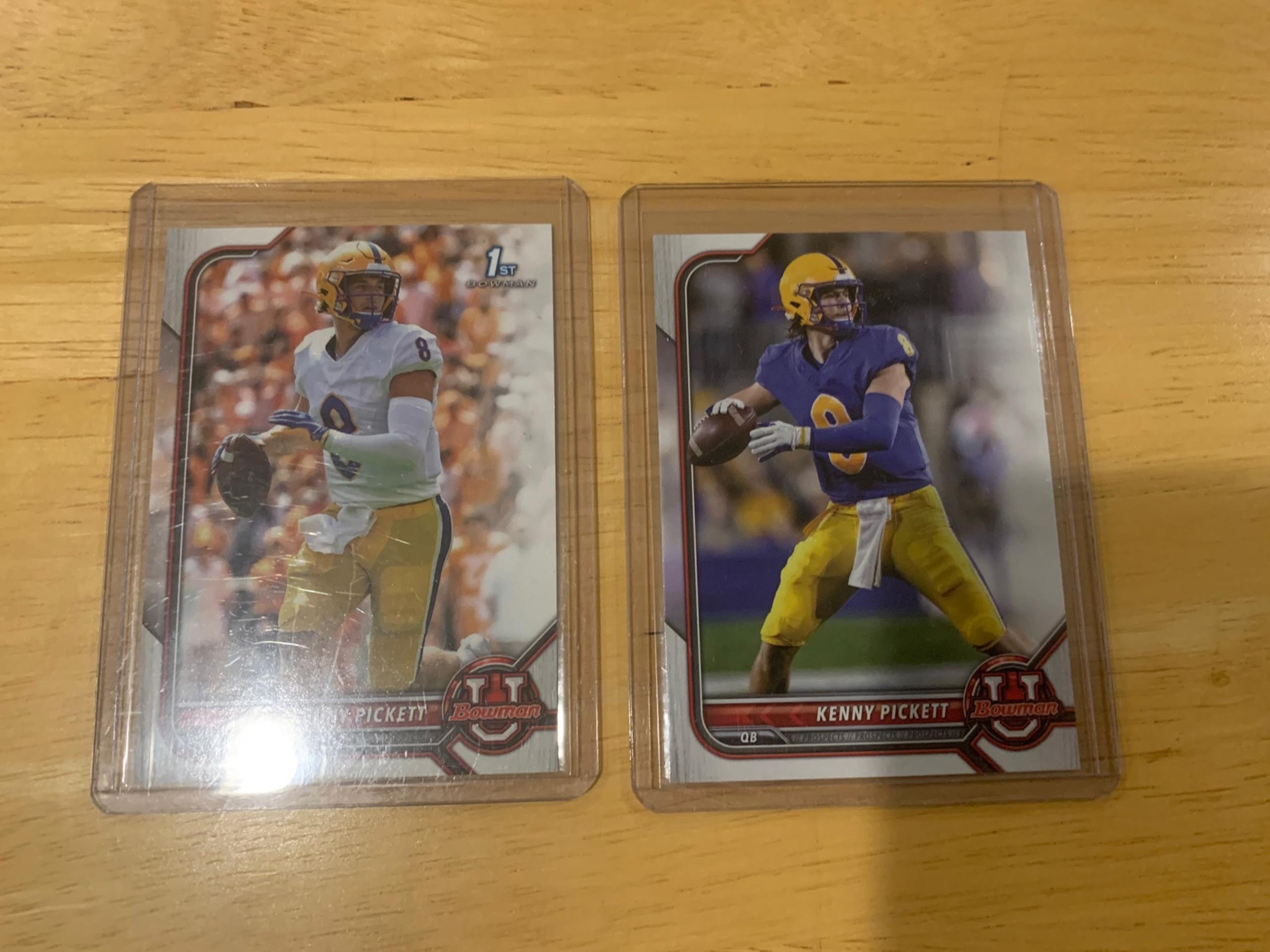 2 -Kenny Pickett Rookie Cards Pittsburgh Steelers