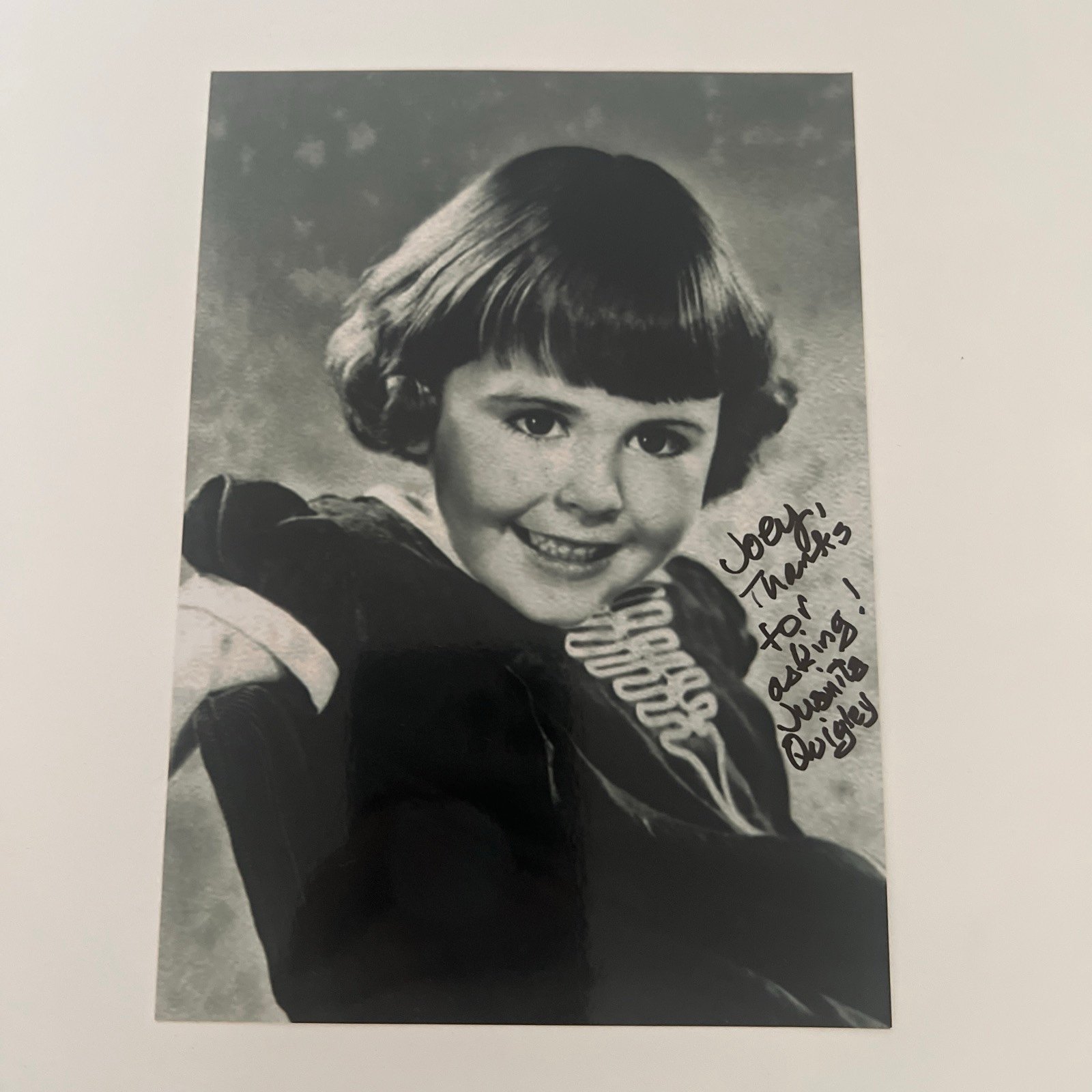 Juanita Quigley Signed Autograph (5x7) Photograph | Imitation Of Life, Our Gang