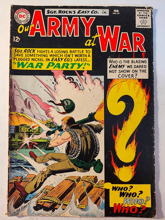 Our Army At War #151 - VG 1st Enemy Ace