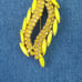 Vintage rare yellow and citrine Juliana brooch.