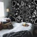 12 Constellation Black & White Tapestry