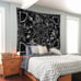 12 Constellation Black & White Tapestry