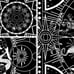 12 Constellation Black & White Tapestry