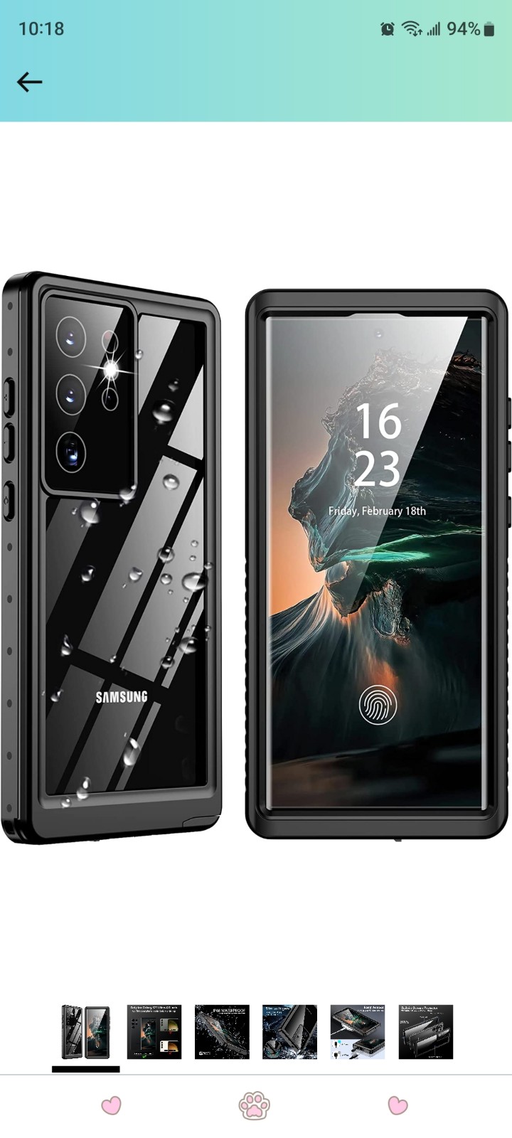 Samsung Galaxy S23 Ultra Case with Screen Protector Waterproof Galaxy S23 Ultra Samsung Galaxy S23 Ultra Case with Screen Protector Waterproof Galaxy S23 Ultra