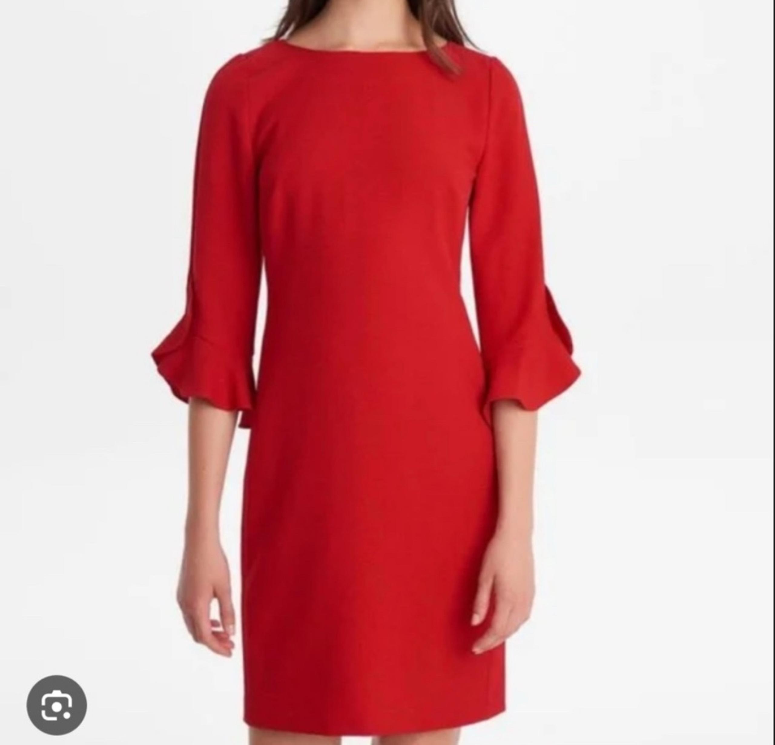 Karl Lagerfeld Red Sheath dress size 6