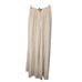 Aakaa Making Life Easy Wide Leg Dress Pants Oatmeal Linen Blend High Waisted Lin