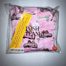 Posh Peanut Cruisin Barbie long sleeve basic pajamas - size 7-8 years