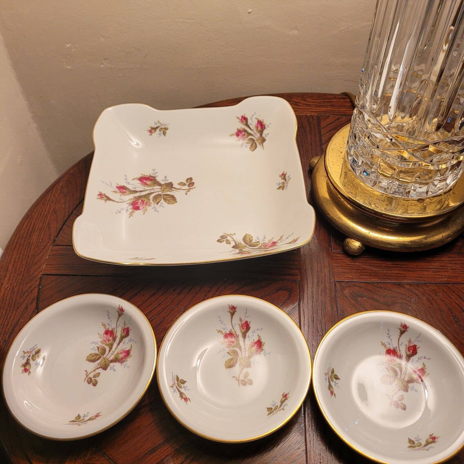 Rosenthal Selb Germany China Serving Dish & 3 Dessert Bowls