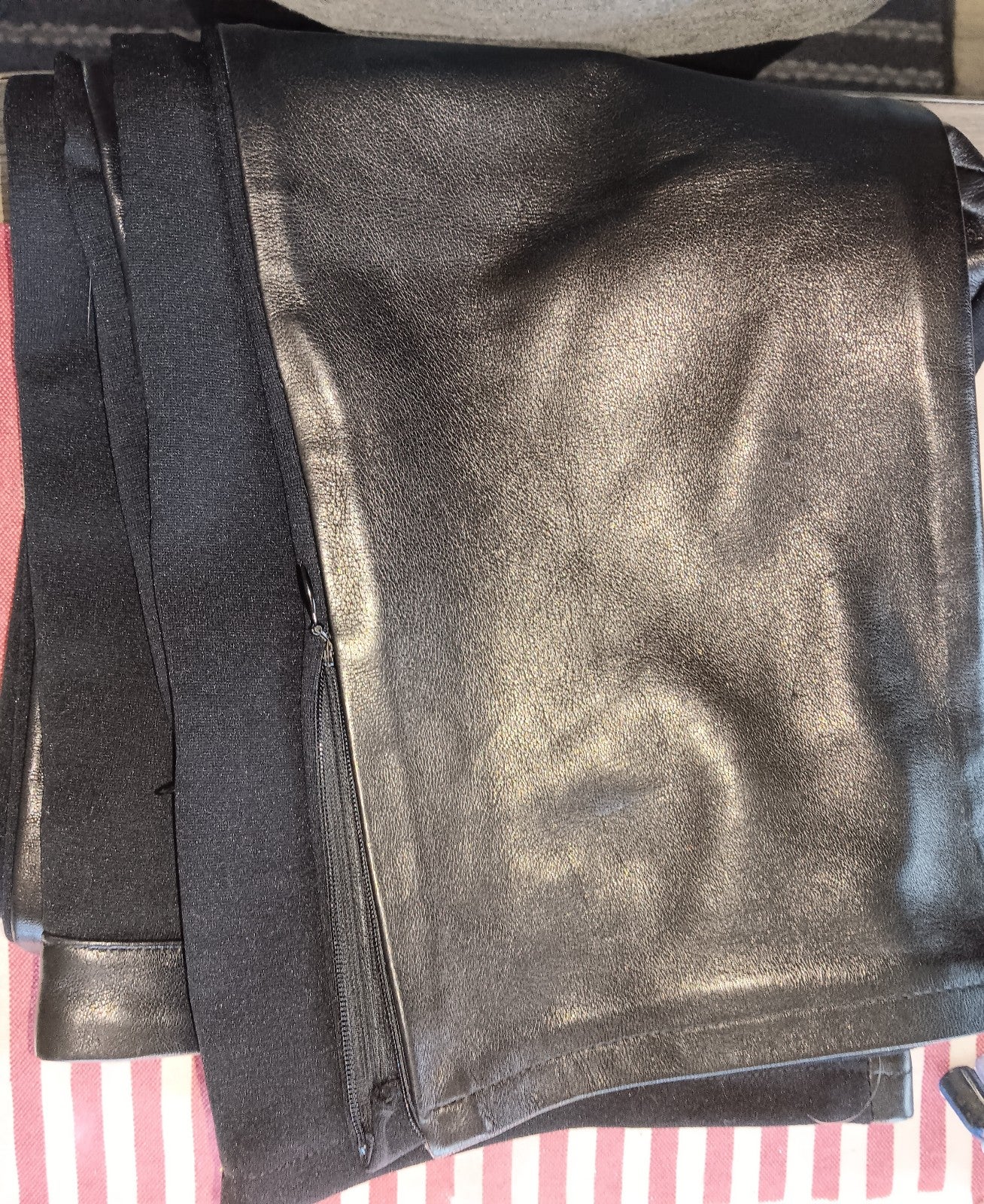 Manganese Leather Pants