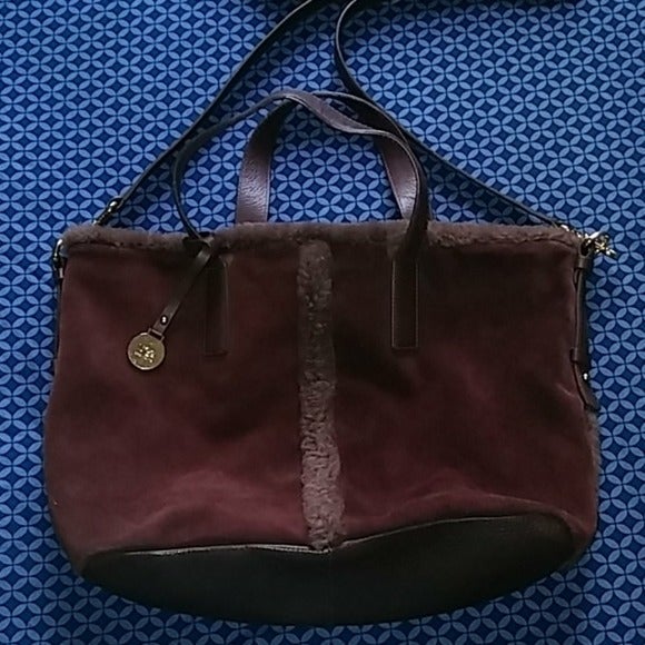 UGG Cow Suede Hobo Bag