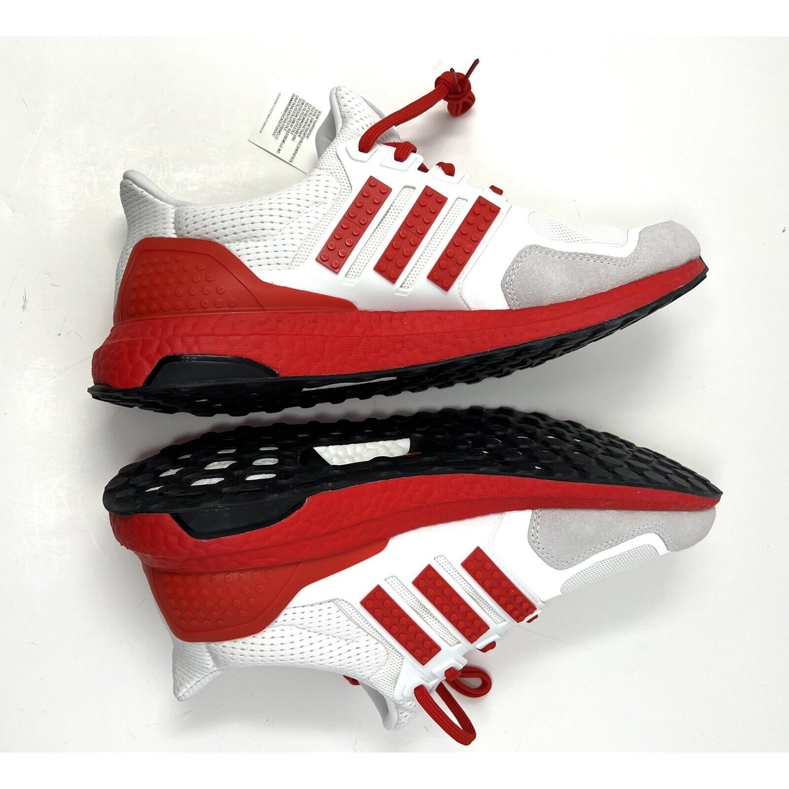 Adidas Ultraboost DNA Lego H67955 Running Shoes Mens Size 10 (US) Red White
