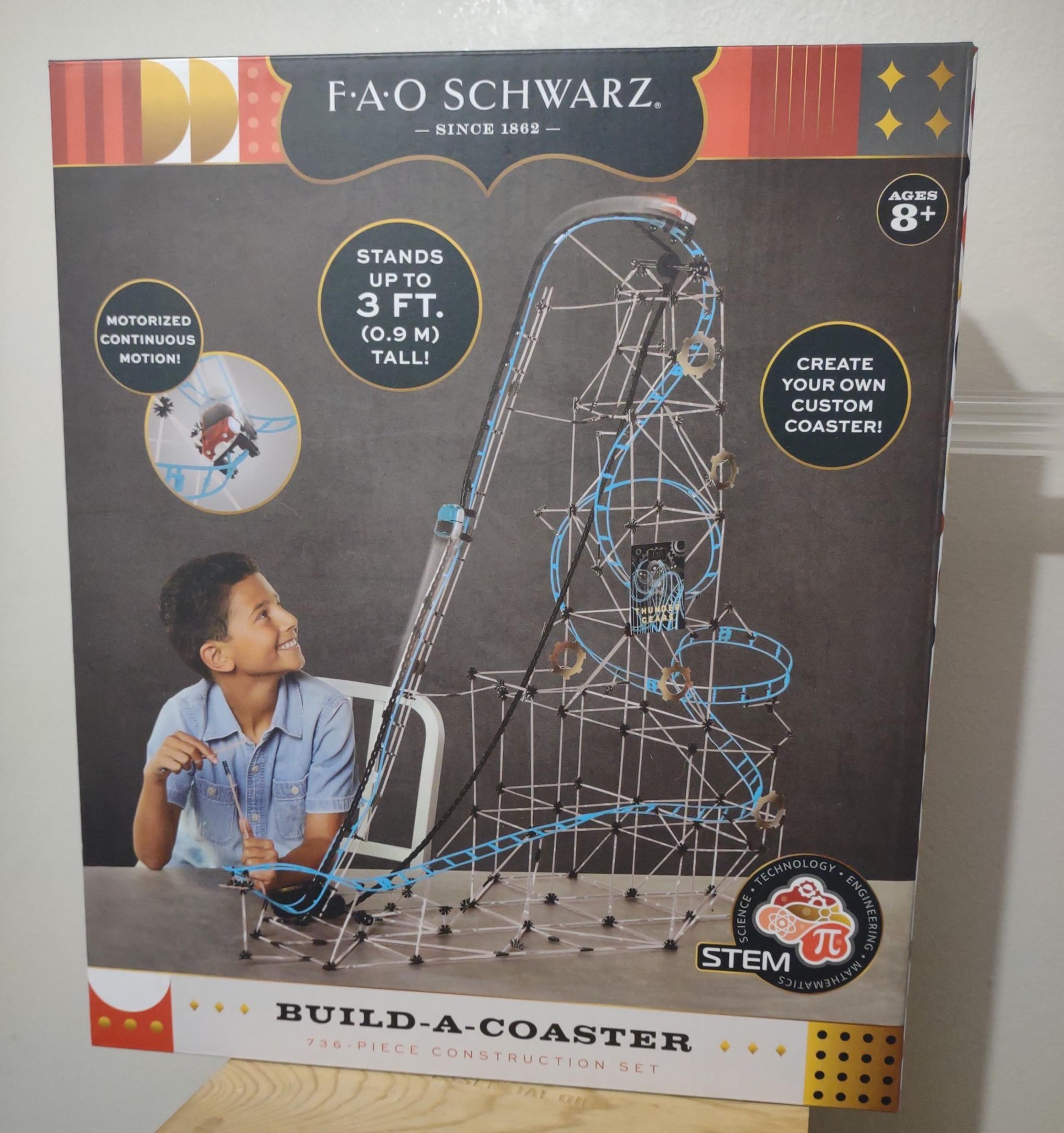 FAO schwarz build-a-coaster STEM BNIB sealed