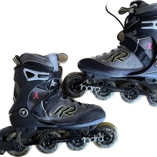 K2 Andra Alu W Women’s Breast Cancer Inline Skate Roller Blades Size 7 US