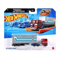 Hot Wheels 2024 Track Fleet Transformers Optimus Prime 1:64 Diecast Model Car