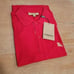 Burberry London England Men Short Sleeve Red Shirt X-Large Polo Embroidered LOGO